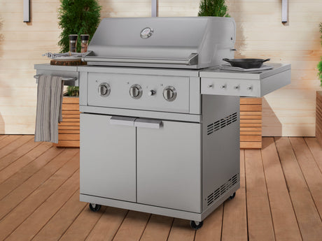 Outdoor Kitchen Grill Cart with Performance Grill