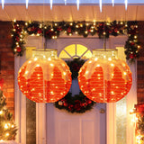 Outdoor Christmas Lantern Pop-Up Lighted Festive Ball with 80 LED Lights and Support Base