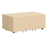 Patio Furniture Cover with Padded Handle and Click-Close Straps-90 x 50 x 32 inches