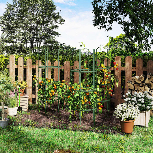 3 Pack 60 inch Adjustable Tall Plant Support Trellis for Climbing Plants