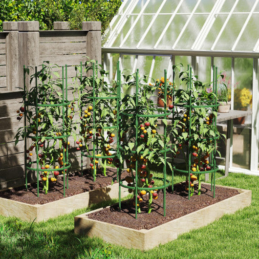 3 Pack 60 inch Adjustable Tall Plant Support Trellis for Climbing Plants