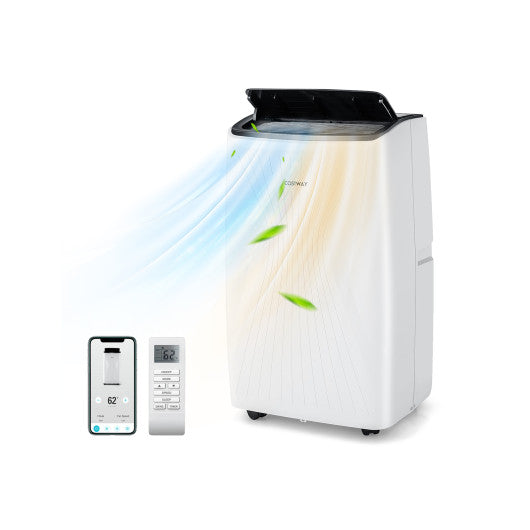 14000 BTU Portable Air Conditioner with Heat and Smart WiFi