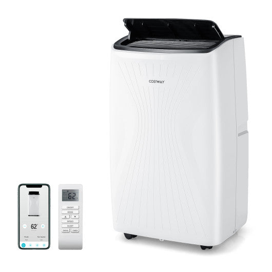 14000 BTU Portable Air Conditioner with Heat and Smart WiFi