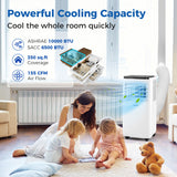 10000 BTU Portable Air Conditioner with Remote Control Cools up to 350 Sq.Ft