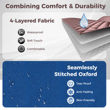 Portable Steam Sauna with 3L Steam Generator Remote Control Wood Foot Massager and Foldable Chair for Home-Coffee