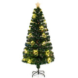 Pre-Lit Artificial Xmas Tree with Top Star and Branch Tips-6 FT