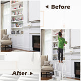 3 Tier Step Stool 3 in 1 Folding Ladder Bench-White