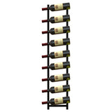 Rust proof Wall Mounted Wine Rack for 6 or 9 Bottles-L