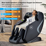 3D SL-Track Full Body Massage Chair with Zero-Gravity Design-Black