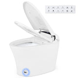 One-Piece Elongated Smart Toilet Bidet 1.28 GPF  Dual-flush