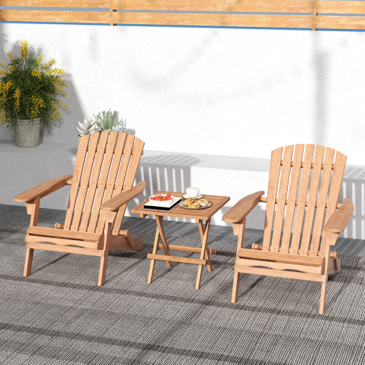 Square Patio Folding Table Indonesia Teak Wood with Slatted Tabletop Portable for Picnic