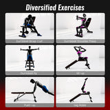 Adjustable Weight Bench Strength Training Bench for Full Body Workout