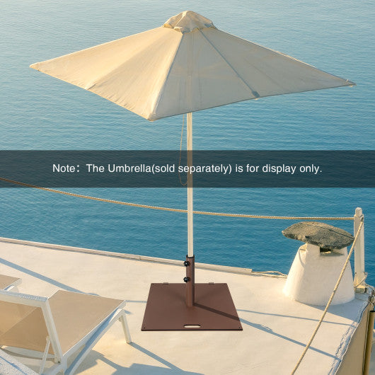 50 LBS Weighted 24 Inch Square Patio Umbrella Base