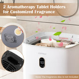 20L Towel Warmer Bucket with PTC Air Heater for Rapid and Even Heating-White