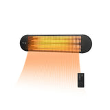 750W/1500W Wall Mounted Infrared Heater with Remote Control