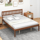Twin/Full/Queen Size Wood Bed Frame with Headboard and Slat Support-Queen Size