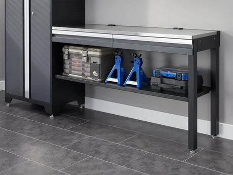 Bold Series 8 Piece Set with 30 in Locker, Wall Cabinet and Worktop