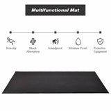 47/59/78 Inch Long Thicken Equipment Mat for Home and Gym Use-78 x 36 x 0.25 inches