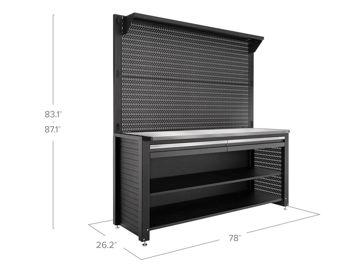 Pro Series 78 In. Workstation with 30 PC Accessory Kit