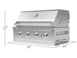 Outdoor Kitchen Stainless Steel Performance Grill