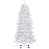 7 FT Artificial Xmas Tree with 1880 PE PVC Branch Tips for Party and Carnival