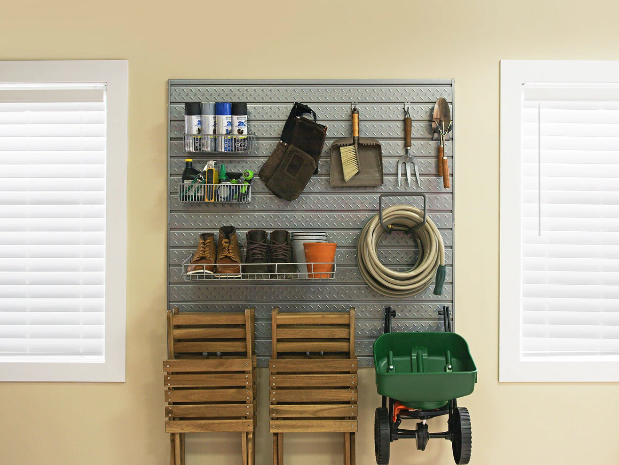 Bold Series 9 Piece Cabinet Set with Display Shelf, Wall, Base Cabinets and 30 In. Lockers
