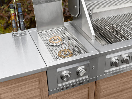 Outdoor Kitchen Aluminum Platinum Dual Side Burner