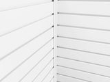 120 SQ. FT. PVC Slatwall with 40-Piece Accessory Kit