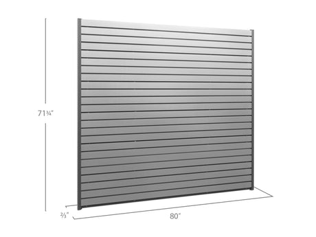 40 SQ. FT. PVC Slatwall with 40-Piece Accessory Kit