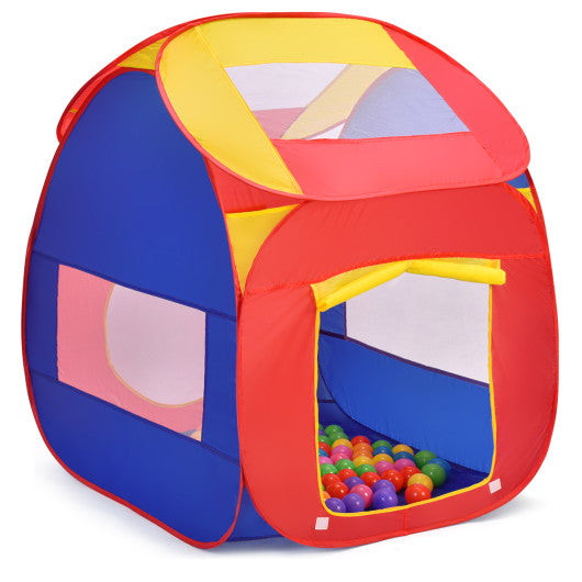 Portable Kid Play House Toy Tent with 100 Balls