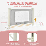 Bed Rail Guard for Toddlers Kid with Adjustable Height and Safety Lock-59 inch
