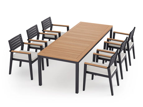 Rhodes 6 Seater Dining Set with 96 In. Table