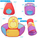 7 Pieces Kids Ball Pit Pop Up  Play Tents