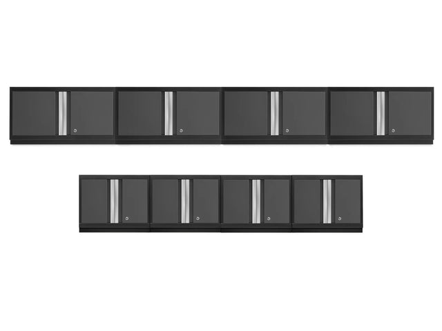 Bold Series 8 Piece Wall Cabinet Set