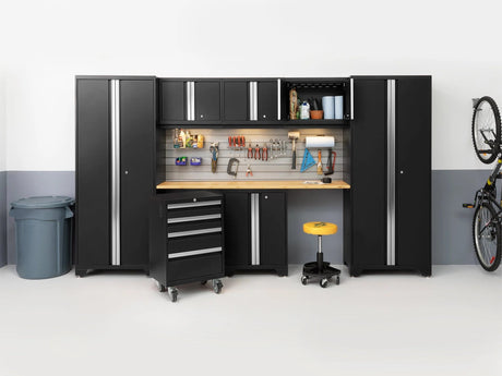 Bold Series 10 Piece Cabinet Set with 48 In. RTA Locker