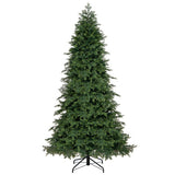 6/7.5 Feet Pre-Lit Artificial Christmas Tree with 11 Modes and Metal Stand-7.5ft