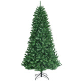 Artificial Hinged Christmas Tree with Remote-controlled Color-changing LED Lights-7'