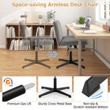 Criss Cross Legged Chair No Wheels 120° Rocking Adjustable Height-Gray
