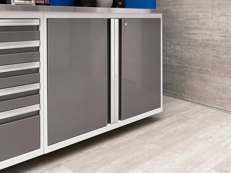 Pro Series 5 Piece Cabinet Set with Wall, Tool Cabinet, Locker and 84 In. Workbench