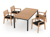 Rhodes 4 Seater Dining Set with 72 In. Table