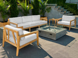 Rhodes 2 Seater Chat Set with Coffee Table