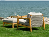 Lakeside Chat Chair with Ottoman