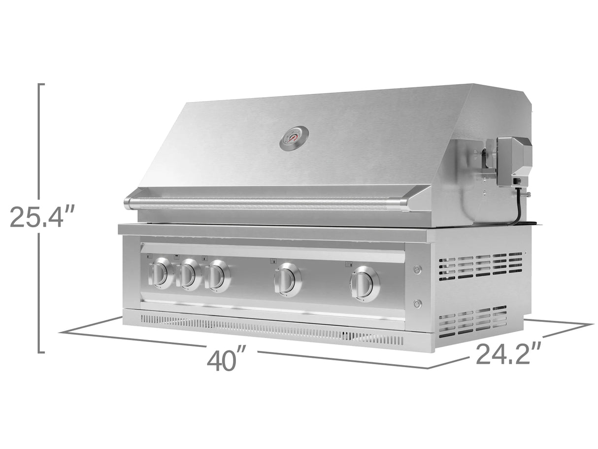 Outdoor Kitchen Stainless Steel Platinum Grill