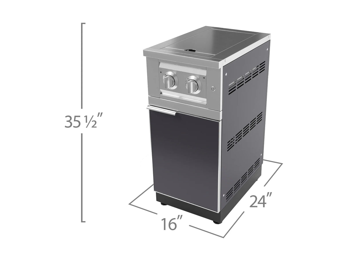 Outdoor Kitchen Aluminum Platinum Dual Side Burner