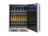 Pro Series 9 Piece Cabinet Set with Wall, Tool Drawer Cabinet, Lockers, and Stainless Steel Door Fridge