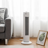 Fantask 35W 28 Inch Quiet Bladeless Oscillating Tower Fan-White