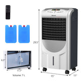 Portable Air Cooler Fan with Heater and Humidifier Function