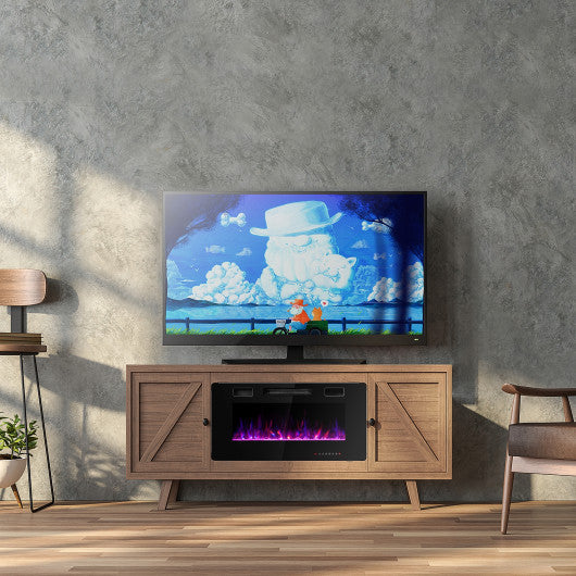 36 Inch Ultra Thin Wall Mounted Electric Fireplace