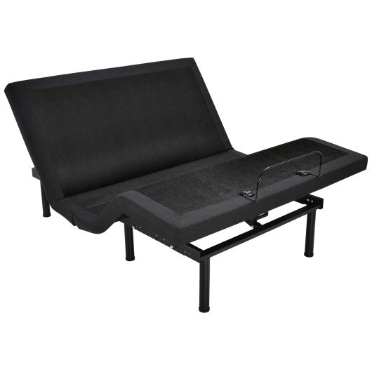 Adjustable Electric Bed Frame with Massage Remote Control