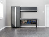 Bold Series 8 Piece Set with 30 in Locker, Wall Cabinet and Worktop